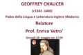 Conferenza dedicata alla figura e all’opera di Geoffrey Chaucer